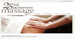 Desktop Screenshot of 25thavenuemassage.com